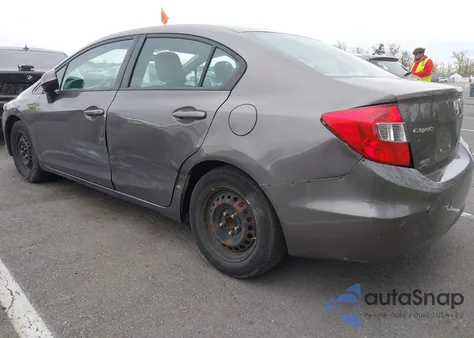 2012 Honda Civic Lx из США, поврежденный, VIN 19XFB2F55CE341893